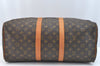 Authentic Louis Vuitton Monogram Keepall 45 Travel Boston Bag M41428 LV K7379