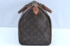 Authentic Louis Vuitton Monogram Speedy 35 Hand Boston Bag M41524 LV K7384