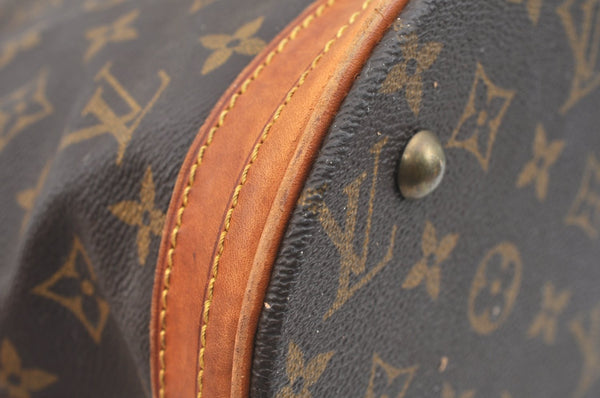 Authentic Louis Vuitton Monogram Bucket PM Shoulder Tote Bag M42238 Junk K7385