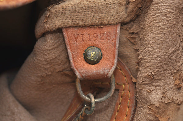 Authentic Louis Vuitton Monogram Bucket PM Shoulder Tote Bag M42238 Junk K7385