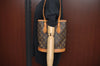 Authentic Louis Vuitton Monogram Bucket PM Shoulder Tote Bag M42238 Junk K7385