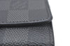 Authentic Louis Vuitton Damier Graphite Multicles 6 Key Case M62662 LV K7394