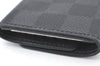 Authentic Louis Vuitton Damier Graphite Multicles 6 Key Case M62662 LV K7394