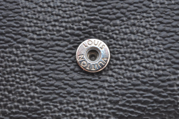 Authentic Louis Vuitton Damier Graphite Multicles 6 Key Case M62662 LV K7394