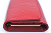 Authentic Louis Vuitton Vernis Multicles 4 Four Hooks Key Case M91976 Red K7395