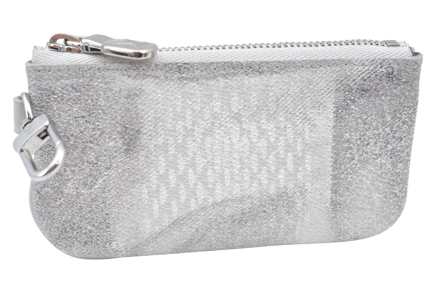 Authentic Louis Vuitton Damier Salt Trio Messenger Pouch Purse Gray LV K7396