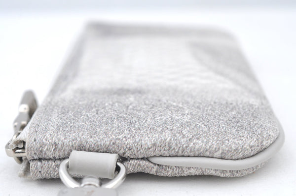 Authentic Louis Vuitton Damier Salt Trio Messenger Pouch Purse Gray LV K7396