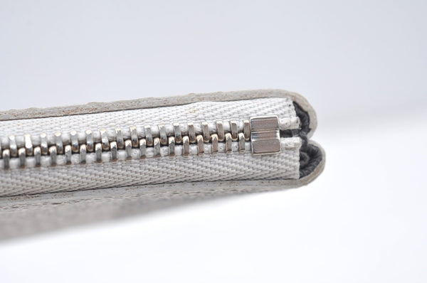 Authentic Louis Vuitton Damier Salt Trio Messenger Pouch Purse Gray LV K7396