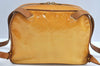 Authentic Louis Vuitton Vernis Murray Backpack Yellow M91040 LV K7431