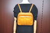 Authentic Louis Vuitton Vernis Murray Backpack Yellow M91040 LV K7431