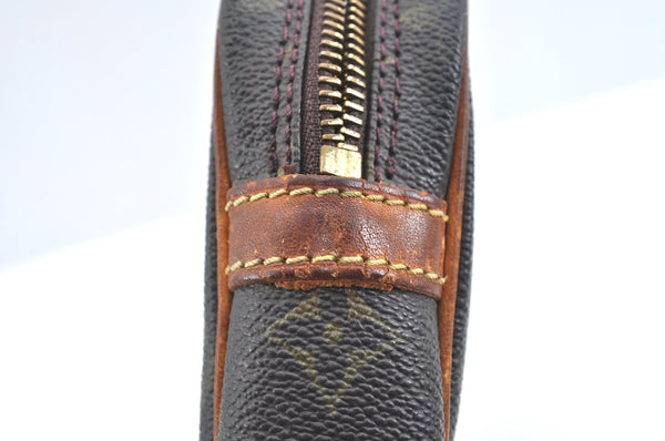 Authentic Louis Vuitton Monogram Marly Dragonne Clutch Bag Old Model Junk K7437