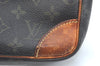 Authentic Louis Vuitton Monogram Marly Dragonne Clutch Bag Old Model Junk K7437