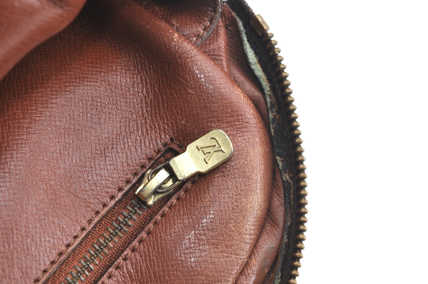 Authentic Louis Vuitton Monogram Marly Dragonne Clutch Bag Old Model Junk K7437