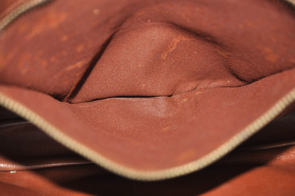 Authentic Louis Vuitton Monogram Marly Dragonne Clutch Bag Old Model Junk K7437