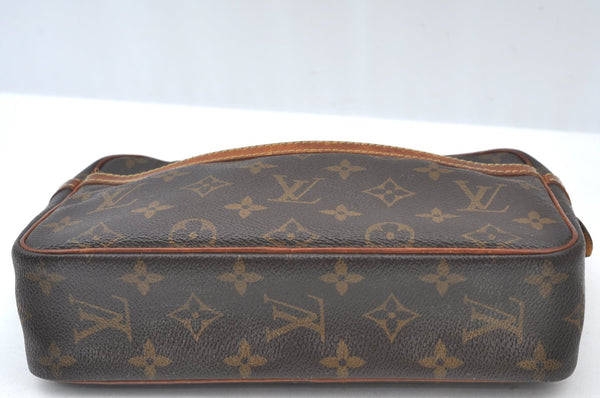 Authentic Louis Vuitton Monogram Compiegne 23 Clutch Hand Bag M51847 Junk K7438