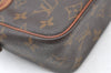 Authentic Louis Vuitton Monogram Compiegne 23 Clutch Hand Bag M51847 Junk K7438