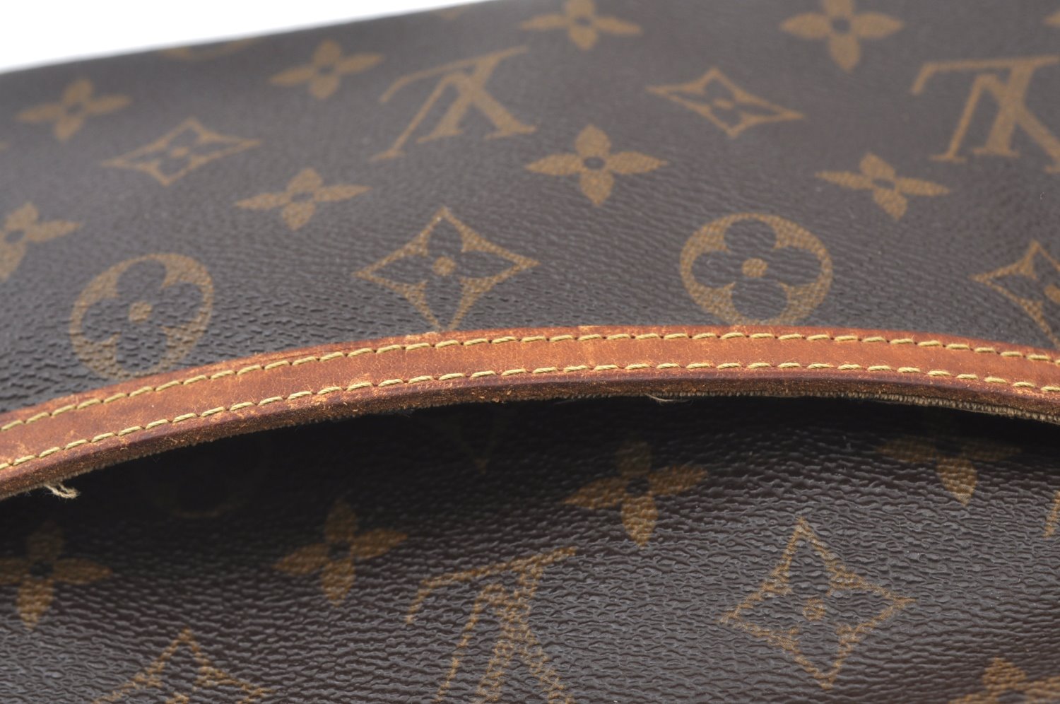 Authentic Louis Vuitton Monogram Compiegne 23 Clutch Hand Bag M51847 Junk K7438