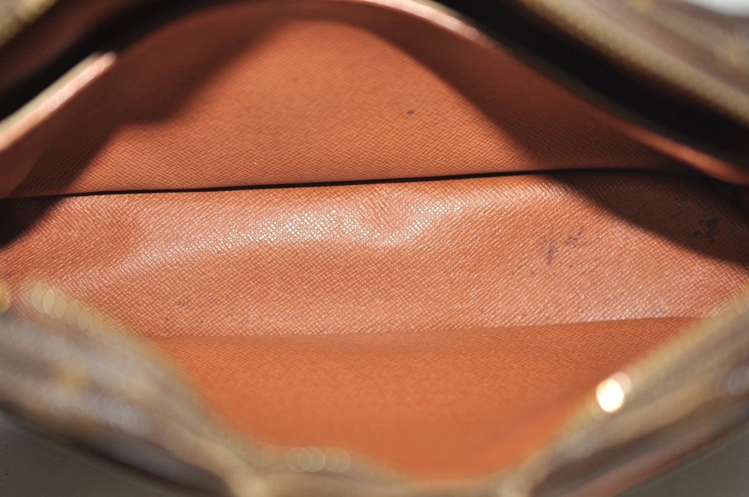 Authentic Louis Vuitton Monogram Compiegne 23 Clutch Hand Bag M51847 Junk K7438