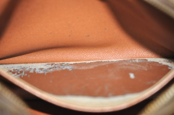 Authentic Louis Vuitton Monogram Compiegne 23 Clutch Hand Bag M51847 Junk K7438