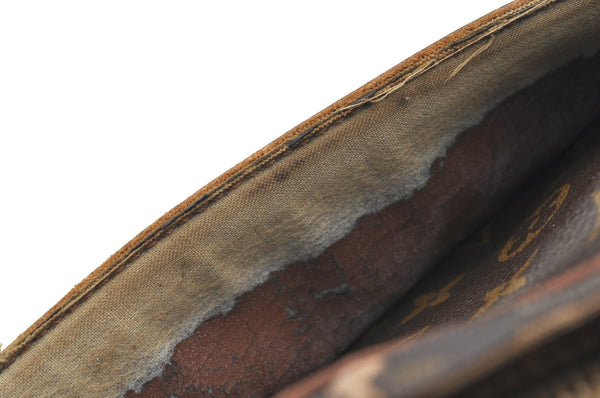 Authentic Louis Vuitton Monogram Compiegne 23 Clutch Hand Bag M51847 Junk K7438