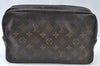 Auth Louis Vuitton Monogram Trousse Toilette 28 Clutch bag M47522 Junk K7439