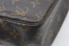 Auth Louis Vuitton Monogram Trousse Toilette 28 Clutch bag M47522 Junk K7439