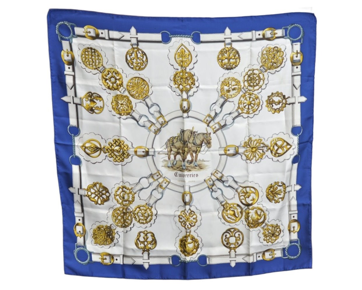 Authentic HERMES Carre 90 Scarf 