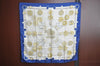 Authentic HERMES Carre 90 Scarf "Cuivreries" Silk Blue K7445