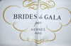 Authentic HERMES Carre 90 Scarf "BRIDES de GALA par" Silk Light Blue K7447