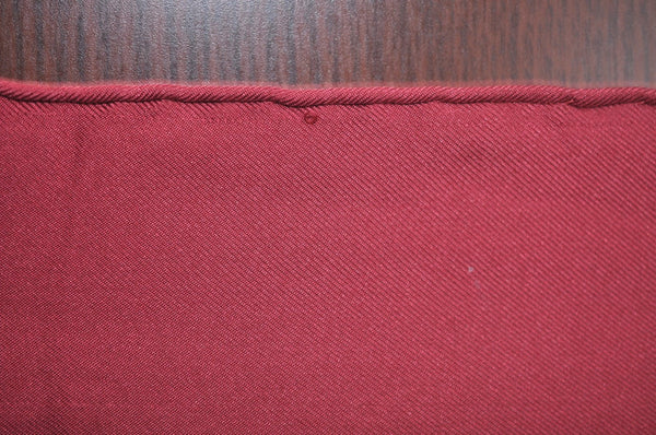 Authentic HERMES Carre 90 Scarf "Eperon d' or" Silk Bordeaux Red K7450
