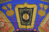 Authentic HERMES Carre 90 Scarf "Poste et Cavalerie" Silk Navy K7452