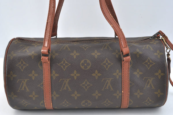 Authentic Louis Vuitton Monogram Papillon 30 Hand Bag Old Model LV K7456