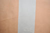 Authentic CHANEL Vintage Scarf Ribbon Motif CC Logo Silk Light Gray White K7461