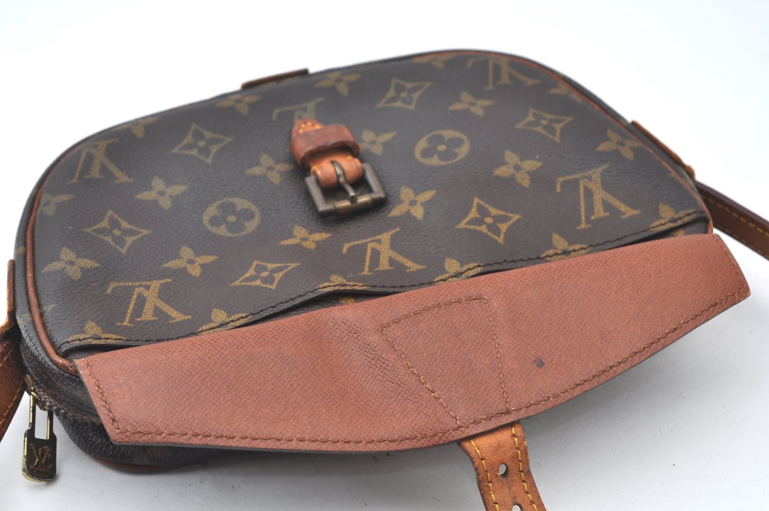 Authentic Louis Vuitton Monogram Jeune Fille PM M51227 Shoulder Cross Bag K7467