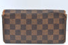 Auth Louis Vuitton Damier Pochette Porte Monnaie Credit Wallet 2Set Junk K7482