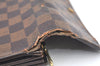 Auth Louis Vuitton Damier Pochette Porte Monnaie Credit Wallet 2Set Junk K7482