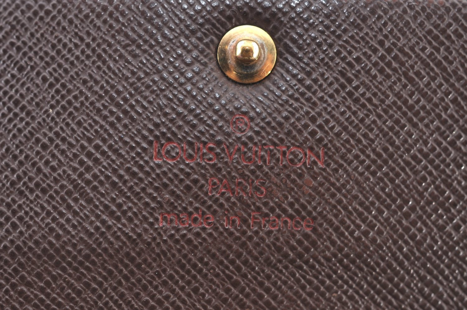 Auth Louis Vuitton Damier Pochette Porte Monnaie Credit Wallet 2Set Junk K7482