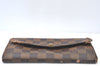 Auth Louis Vuitton Damier Pochette Porte Monnaie Credit Wallet 2Set Junk K7482