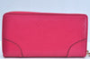 Authentic GUCCI Diamante Vintage Long Wallet Purse PVC Leather 354487 Pink K7494