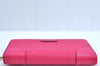 Authentic GUCCI Diamante Vintage Long Wallet Purse PVC Leather 354487 Pink K7494