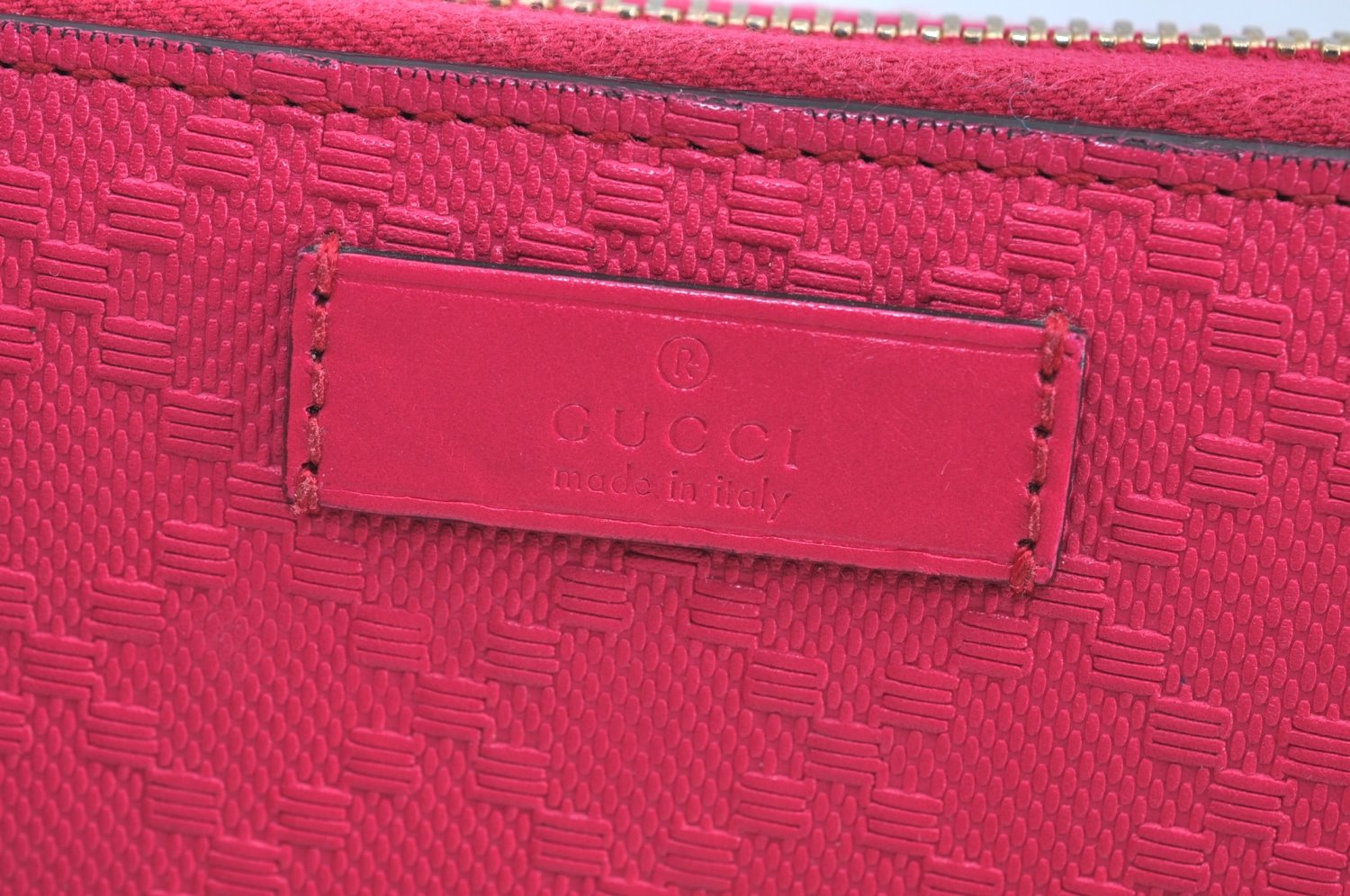 Authentic GUCCI Diamante Vintage Long Wallet Purse PVC Leather 354487 Pink K7494