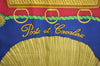 Authentic HERMES Carre 90 Scarf "Poste et Cavalerie" Silk Blue K7499