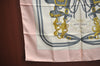 Authentic HERMES Carre 90 Scarf "BRIDES de GALA par" Silk Pink K7500