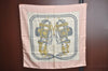 Authentic HERMES Carre 90 Scarf "BRIDES de GALA par" Silk Pink K7500