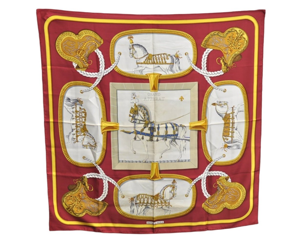 Authentic HERMES Carre 90 Scarf 