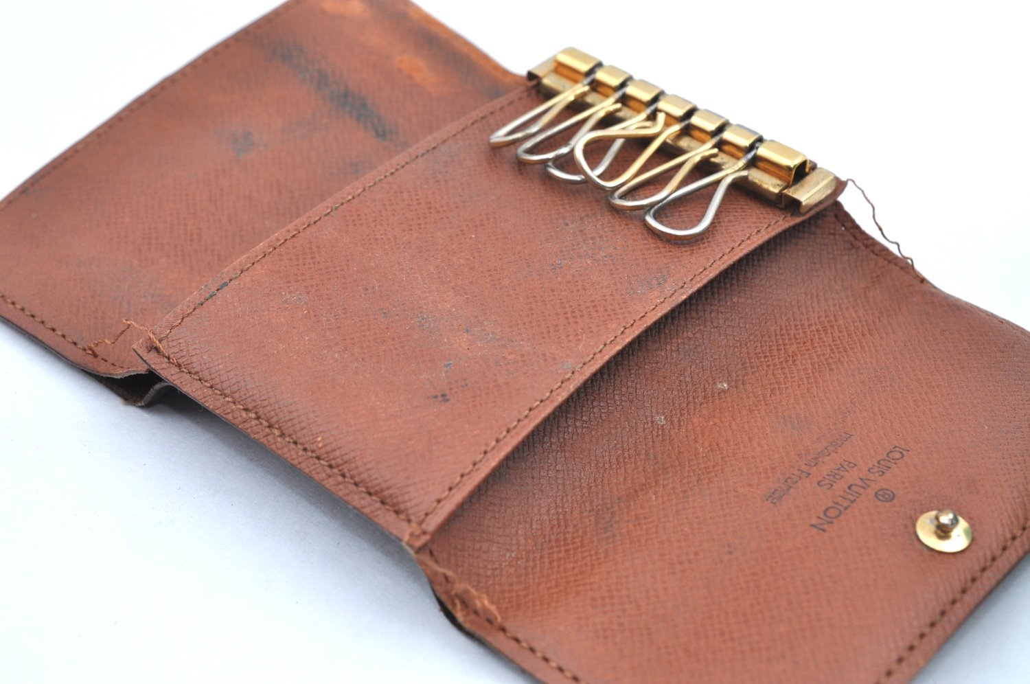 Authentic Louis Vuitton Monogram Multicles 6 Six Hooks Key Case M62630 LV K7507