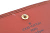 Authentic Louis Vuitton Epi Porte Tresor International Wallet M63383 Brown K7512