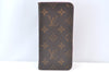 Authentic Louis Vuitton Monogram Folio Iphone 7+ Case Pink M63401 LV Junk K7513