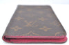 Authentic Louis Vuitton Monogram Folio Iphone 7+ Case Pink M63401 LV Junk K7513