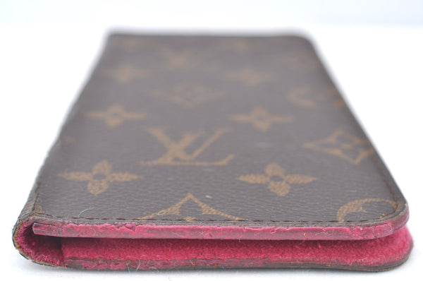 Authentic Louis Vuitton Monogram Folio Iphone 7+ Case Pink M63401 LV Junk K7513